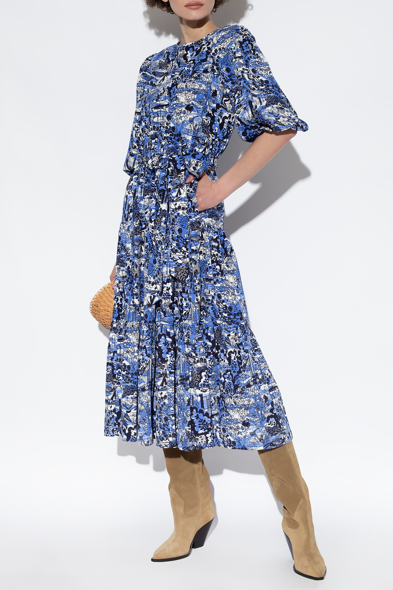 Kate spade outlet blue floral dress